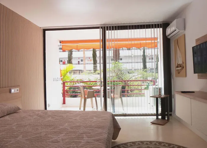 Moderno Estudio Vista Mar Playa De Americas 아파트 *